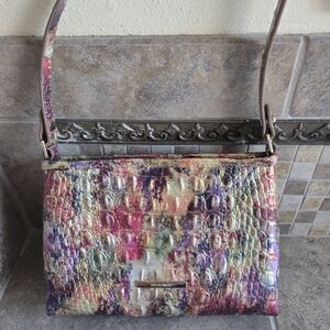 Brahmin Colorful Croc-Embossed Shoulder Bag
